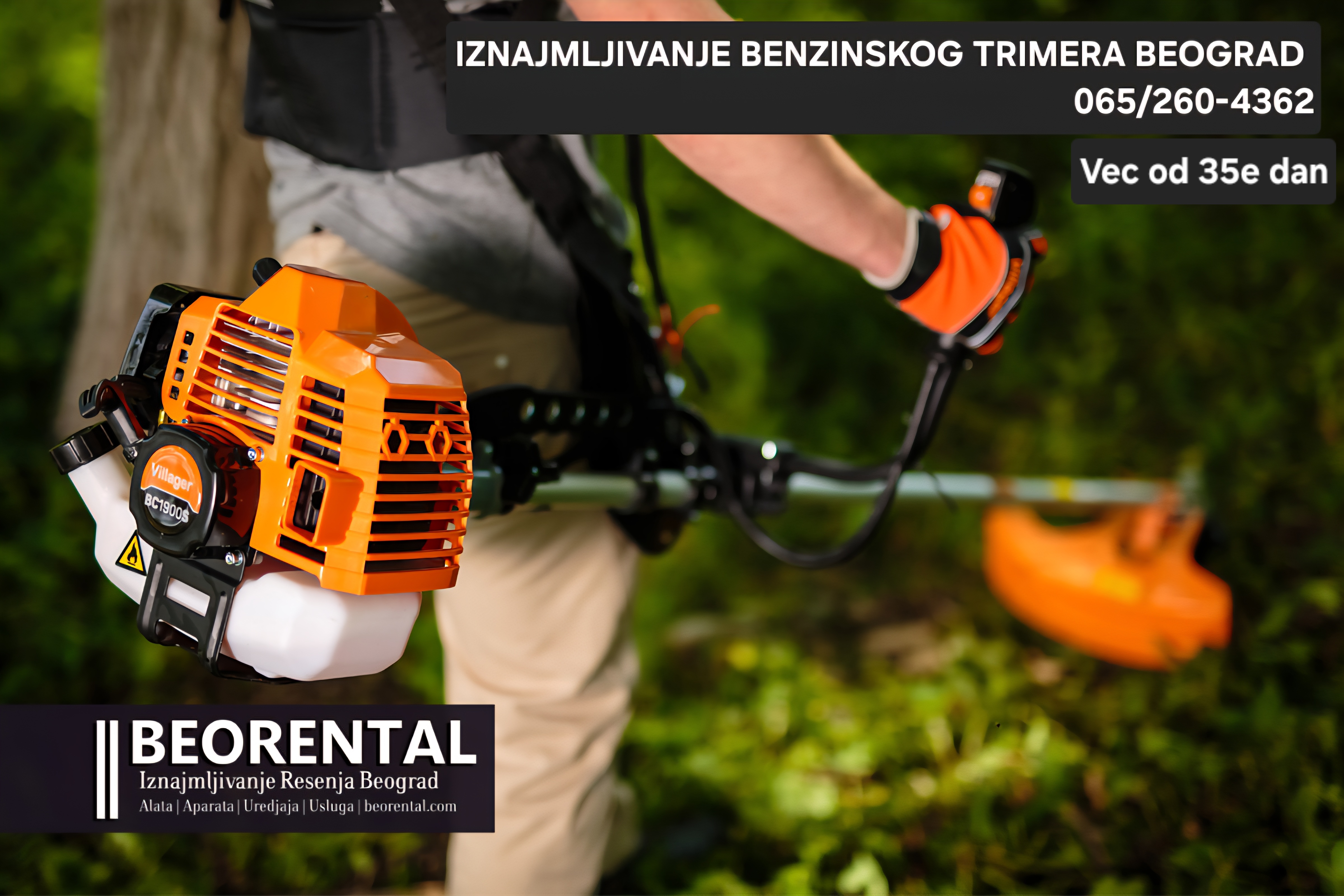 Iznajmljivanje benzinskog trimera Beograd - Benzinski…