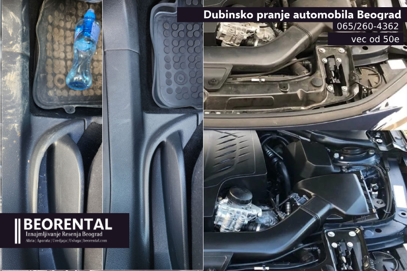 dubinsko pranje unutrasnjosti automobila ciscenje kontrolne table motora dubinski detailing usisavanje odrzavanje