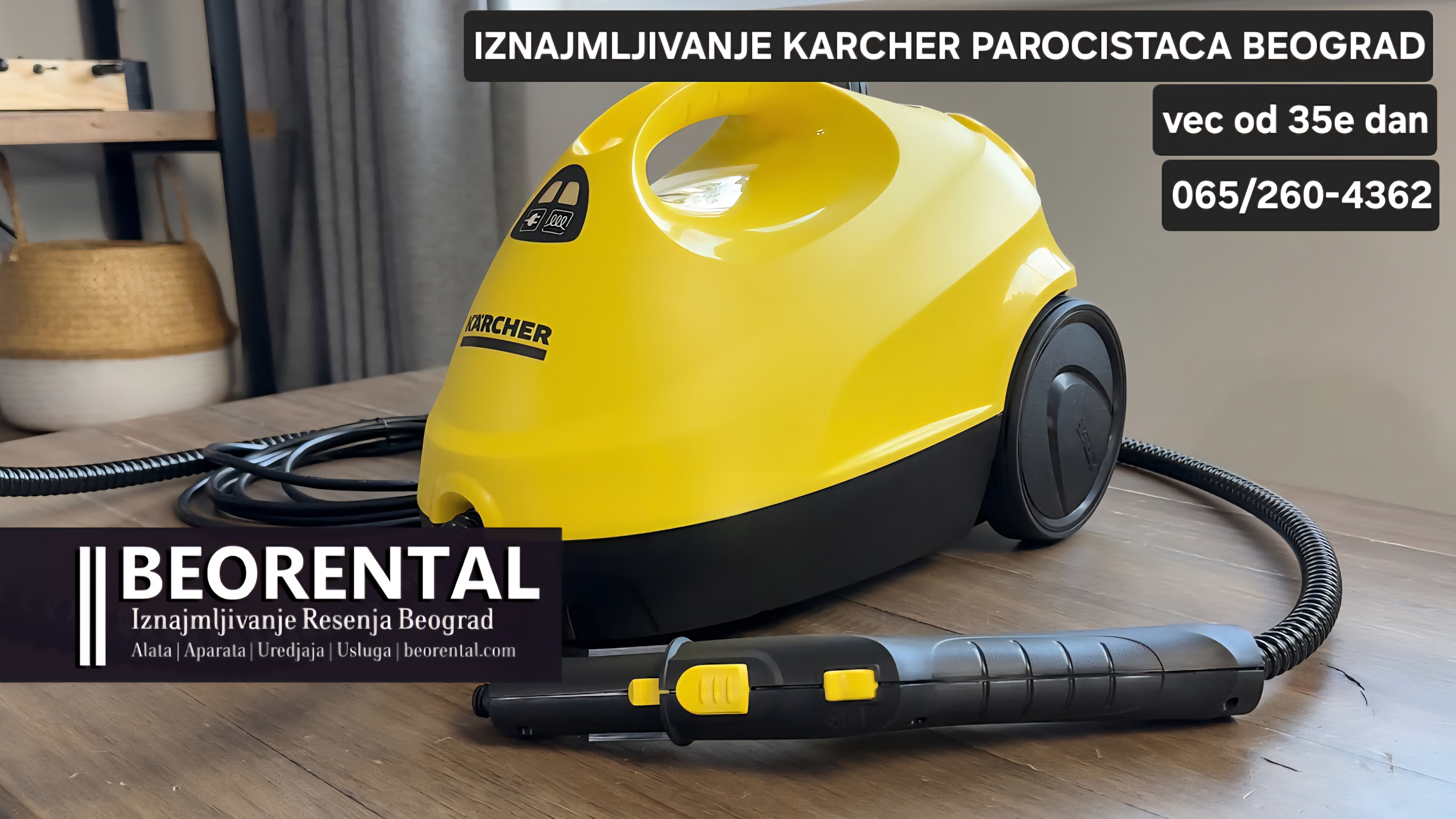 Iznajmljivanje Karcher parocistaca Beograd Steam cleaner…